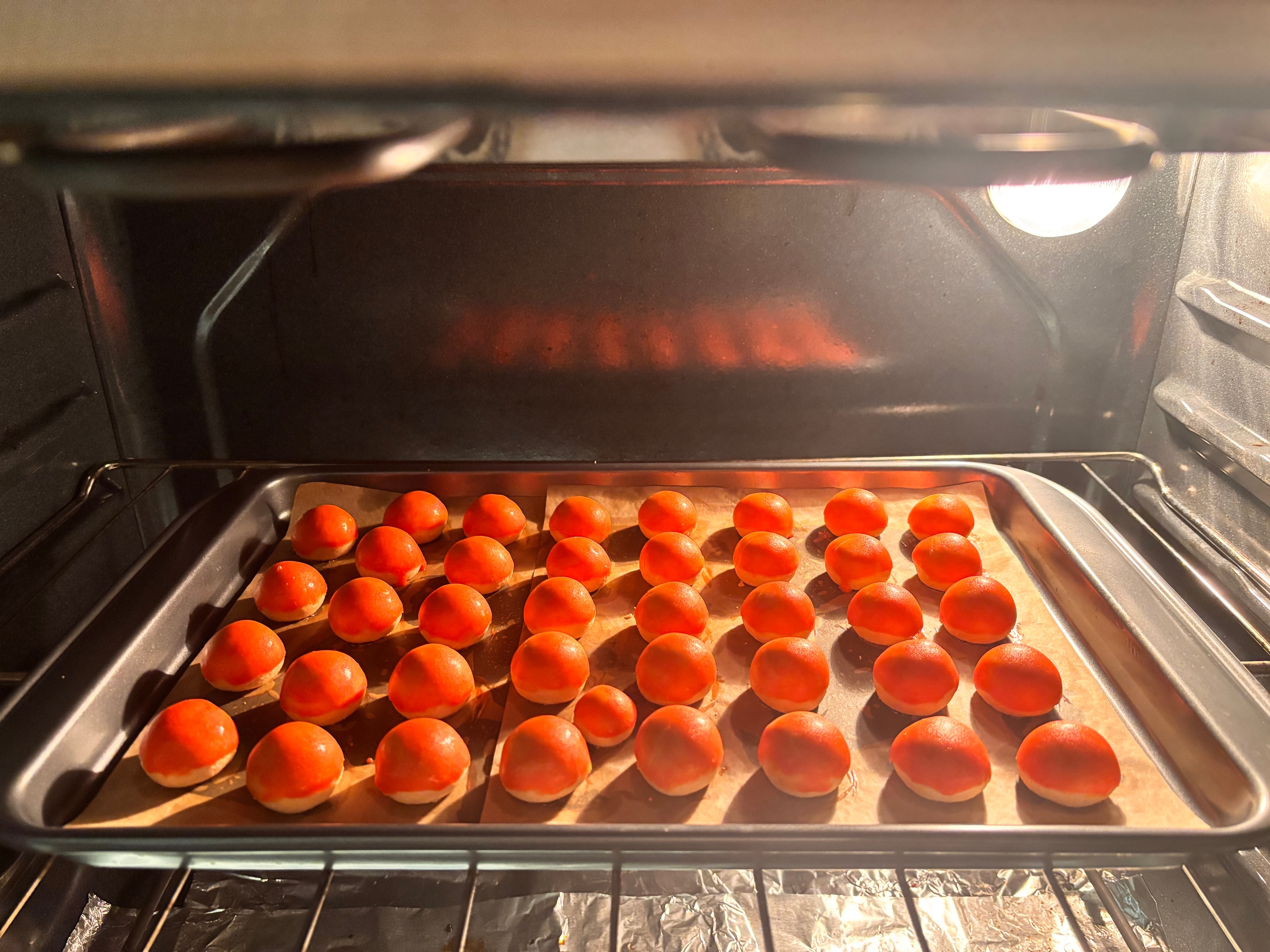 KrazzzyKies cookies baking in the oven
